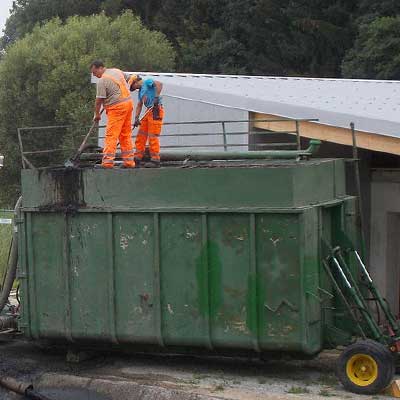 Filtern mit mobiler Filteranlage