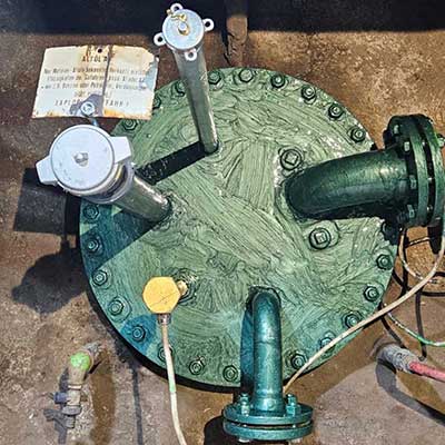 Sanierung Dieseltankstelle Tank