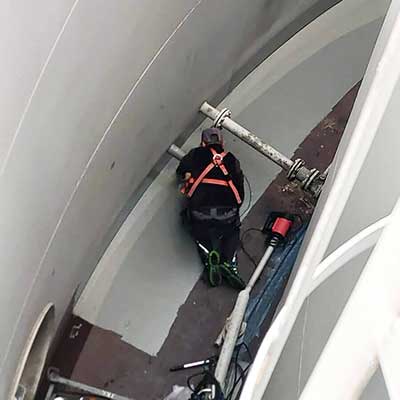 Sanierung Auffangwanne Öltank