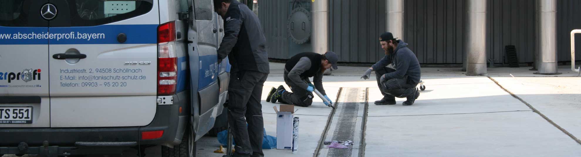 WHG Fugen an Tankfläche aus Beton